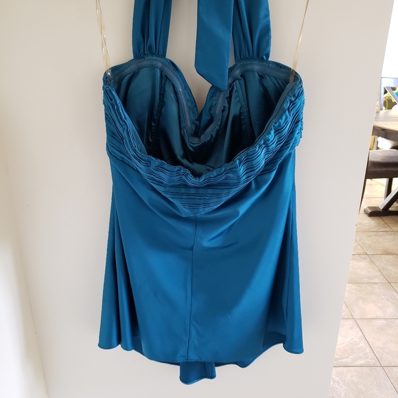 Blue Formal Halter - Picture 3 of 4